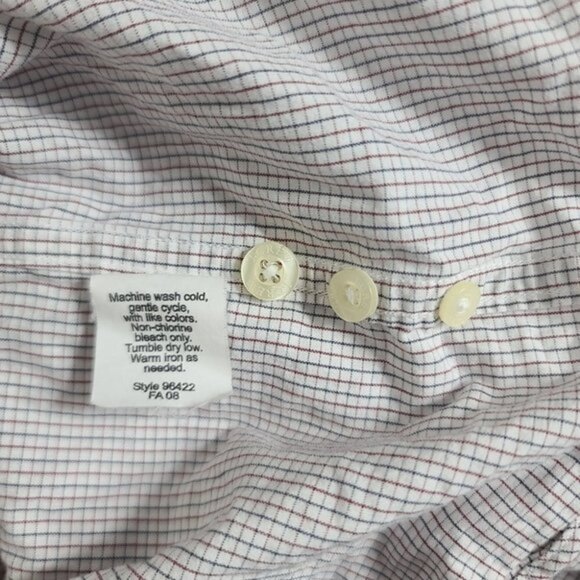 J. Crew Factory Tailored Fit Washed Casual Cotton Button Down Long Sleeve Shirt - Picture 7 of 8